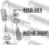 NISSA 540557S000 Protective Cap/Bellow, shock absorber